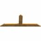 Ekena Millwork Portland Rough Sawn Timber Gable Bracket, Western Red Cedar, 72"W x 27"H x 2"D x 6"F, 9/12 Pitch GBW072X27X0206POR00RWR - alternate 4